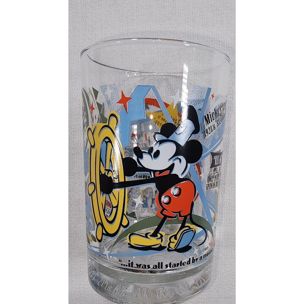 Vintage Disney 100 Year Anniversary 5 Inch Glass